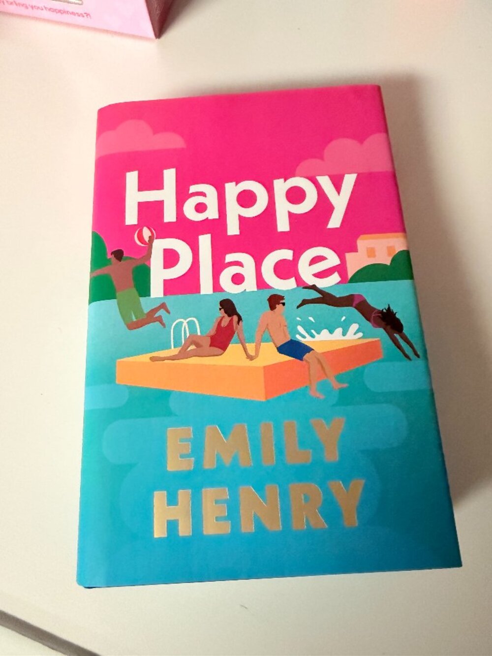 Signed Happy Place by Emily Henry Hardback Special Edition Afterlight